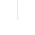 The 4 inch Bola Sphere from Pablo Designs in brass.