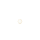 The 5 inch Bola Sphere from Pablo Designs in gun metal.