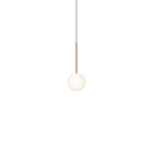 The 5 inch Bola Sphere from Pablo Designs in rose gold.