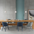 The Bola Sphere from Pablo Designs in a commercial office. all-groups