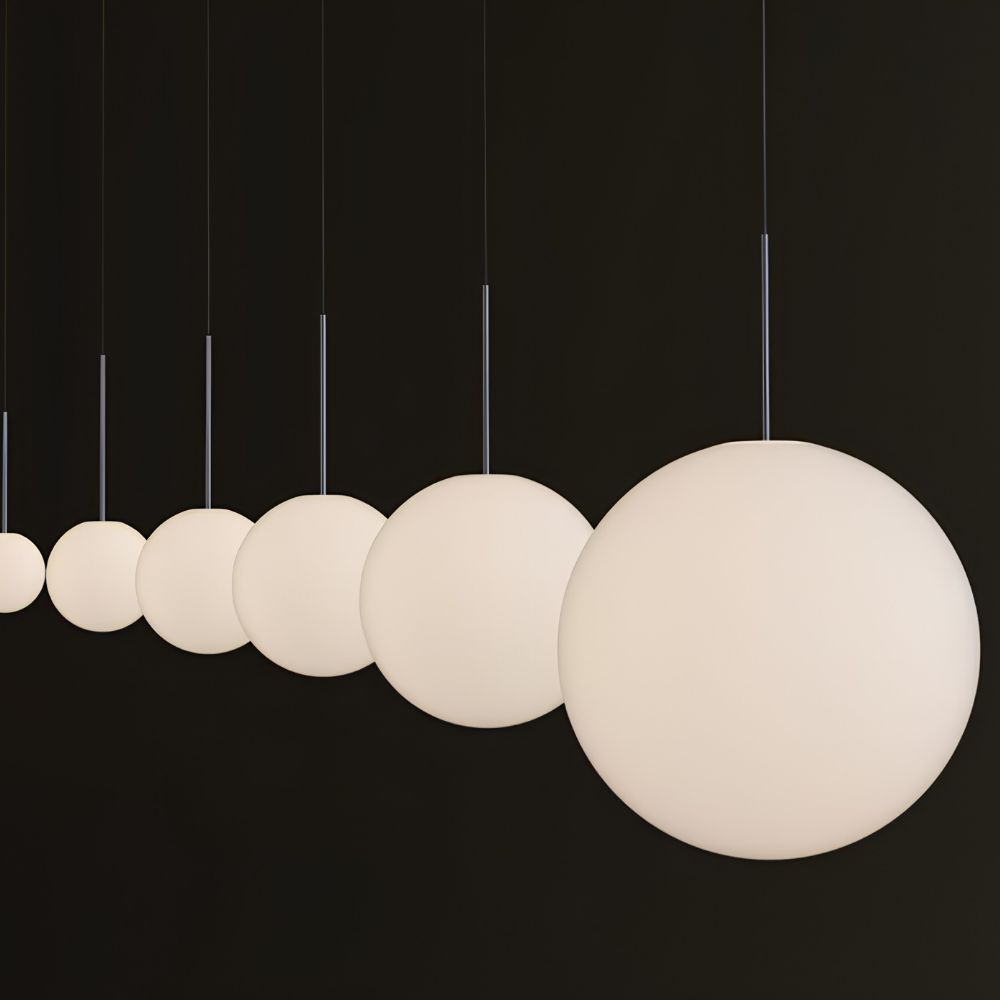 The Bola Sphere from Pablo Designs showing the size options. all-groups