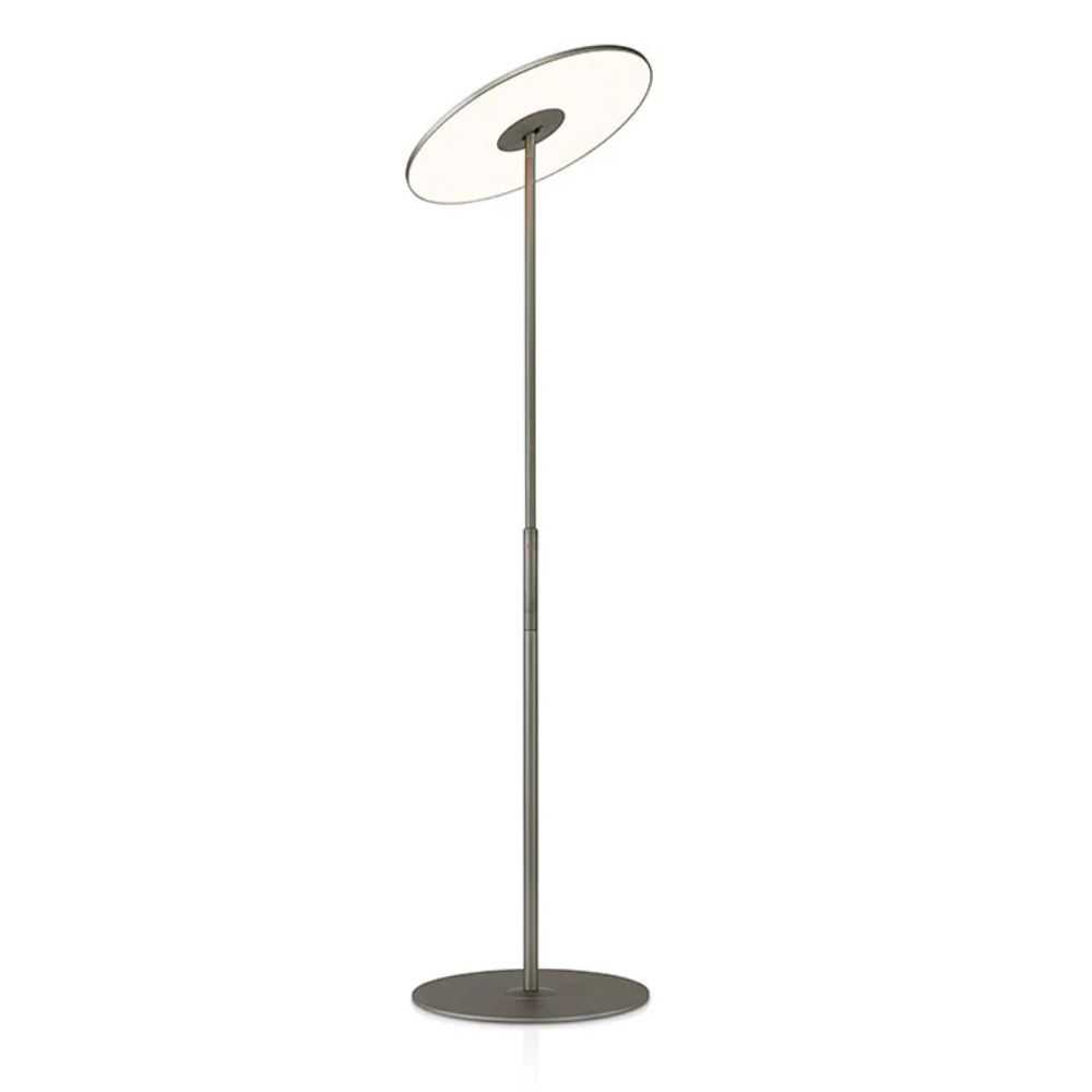 The graphite Circa Floor Lamp from Pablo Designs.