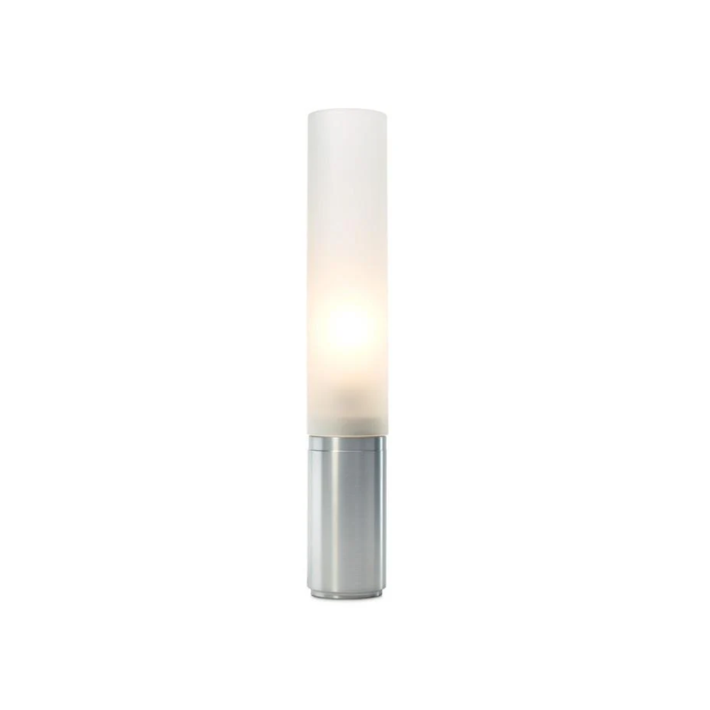 The 18 inch silver Elise Table Lamp from Pablo Designs.