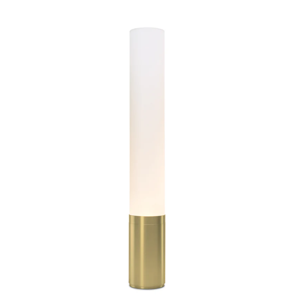 The 32 inch brass Elise Table Lamp from Pablo Designs.