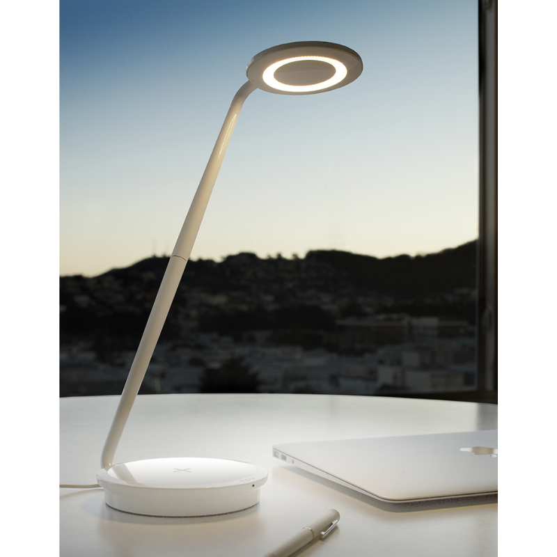 The white Pixo Plus from Pablo Designs in a home office.