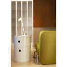 The white Pixo Plus from Pablo Designs in a living room.