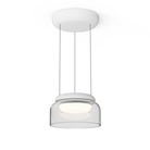 The clear and white Totem Mini Pendant from Pablo Designs.