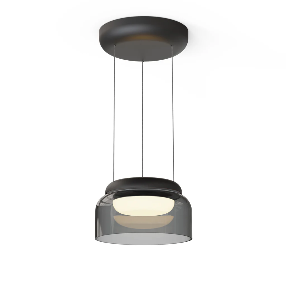 The smoke and black Totem Mini Pendant from Pablo Designs.