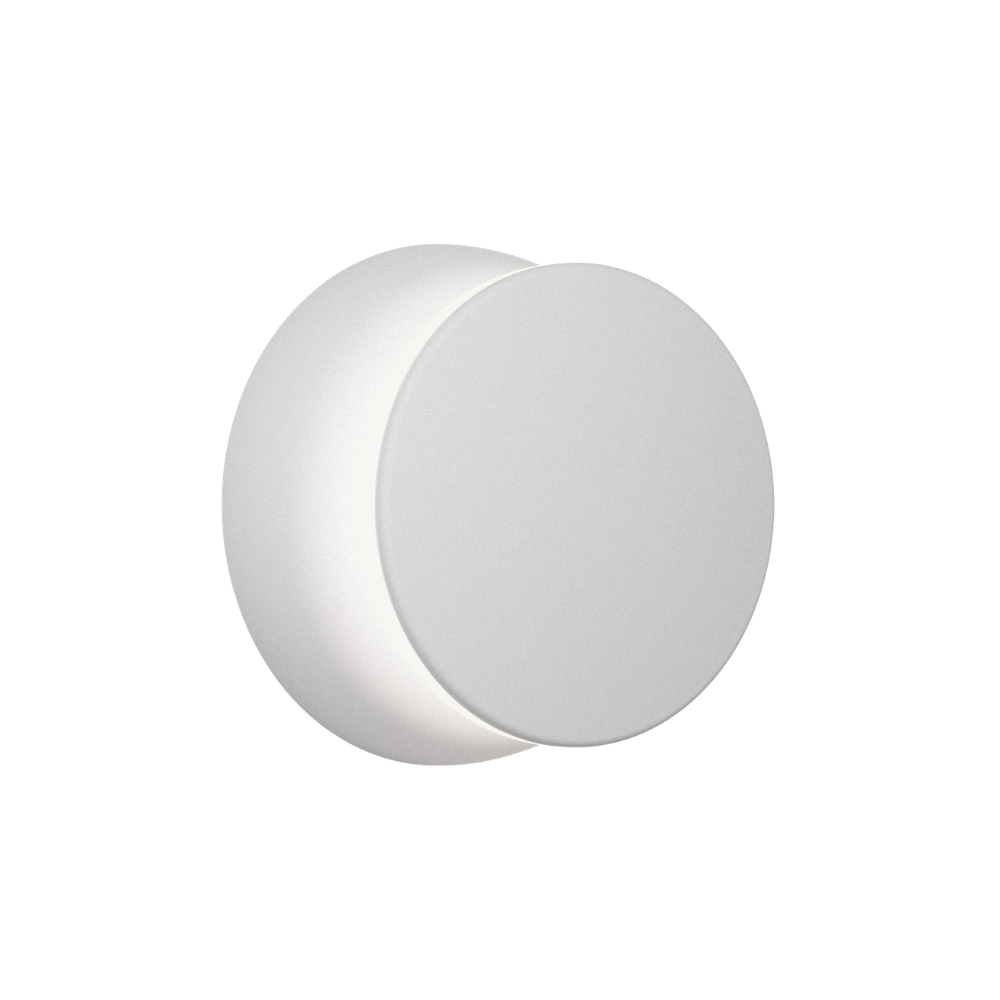 The grey and grey Totem Puck Ceiling or Wall Light from Pablo Designs.