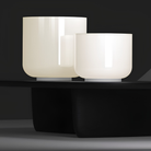 Both the Totem Single Table Lamp design A and B from Pablo Designs in a lounge. all-groups