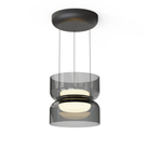 The smoke and black Totem Up/Down Mini Pendant from Pablo Designs.