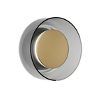 The Totem Sconce by Pablo Designs in Black / Brass / Smoke.