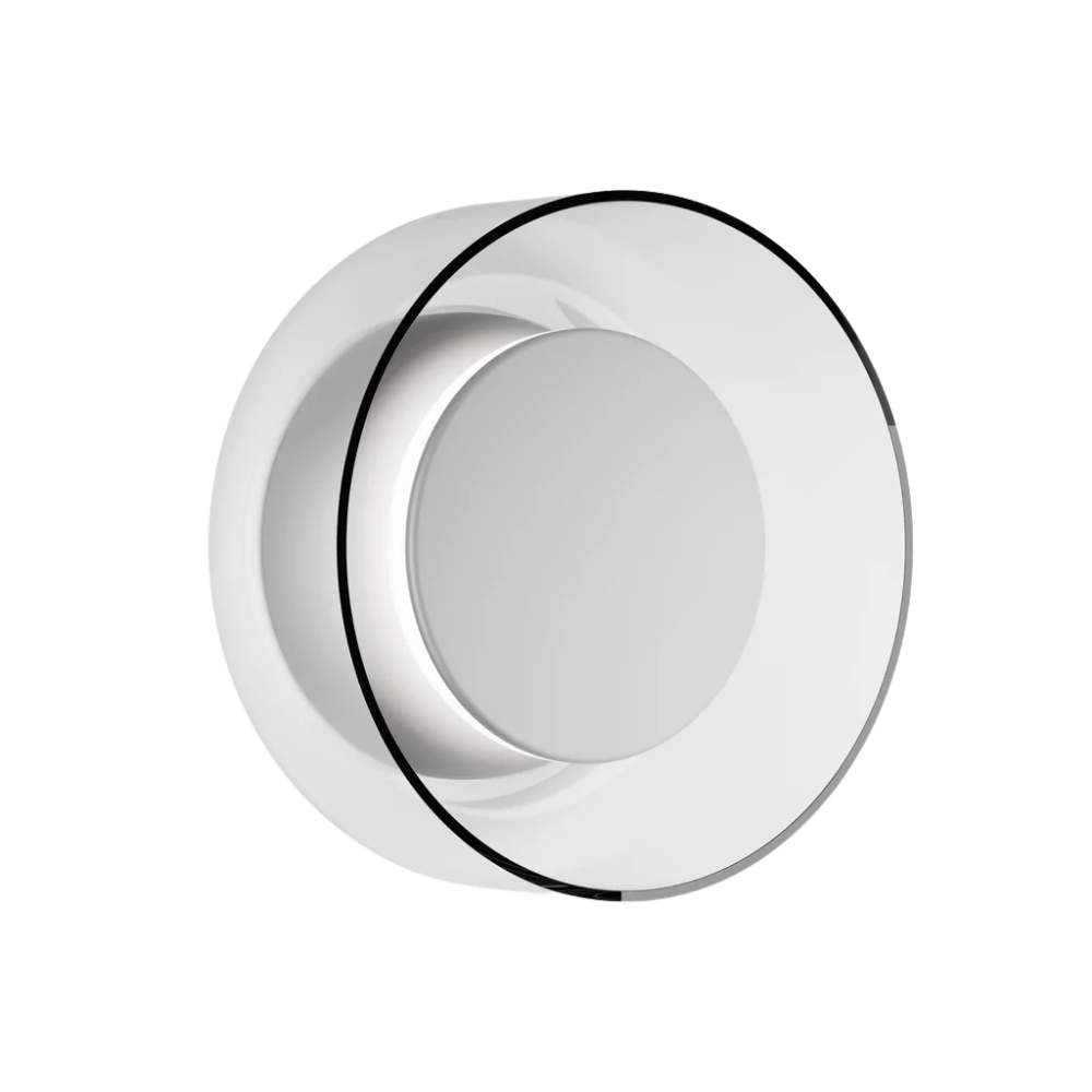 The Totem Sconce by Pablo Designs in Grey / Grey / Clear.