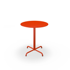 The small cayenne Pico Round Cafe Table 4-Star Base by Houe.