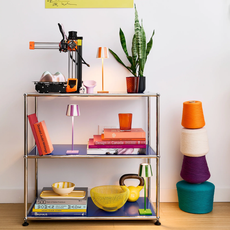 The lilac Poldina Pro Micro from Zafferano in a children's room.