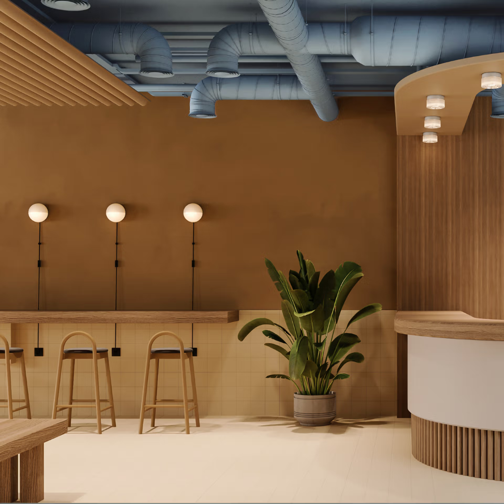 A hospitality space with RBW corded Wall sconces. all-groups