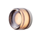 The Dimple Sconce by RBW with Smoked Interior and Natural Anodized.