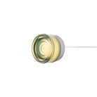 The Ripple Corded Sconce with plug-in back in jade shade with natural anodized.