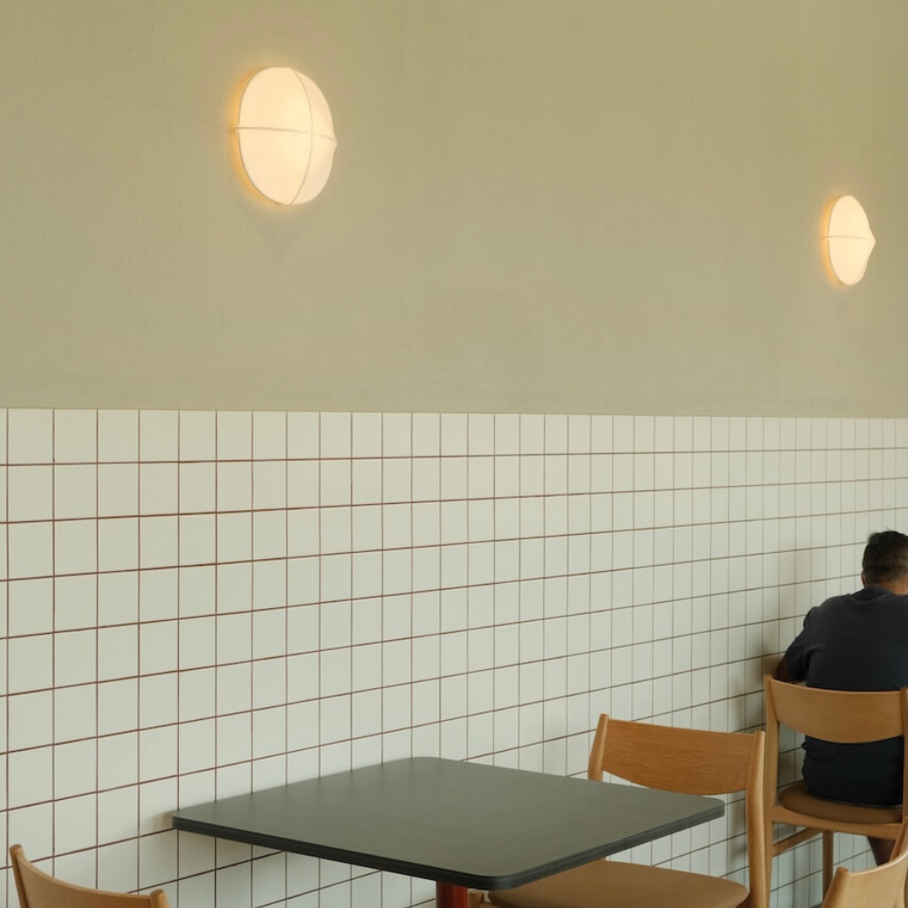 The Mori Sconce, Pod by RBW in a restaurant. all-groups