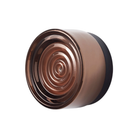 The Ripple Sconce by RBW in Copper Exterior with Black Anodized turned off.
