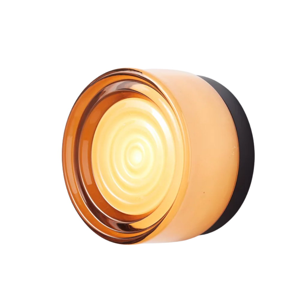 The Ripple Sconce by RBW in Copper Exterior with Black Anodized.