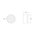 Dimensions of the Ripple Sconce by RBW. all-groups