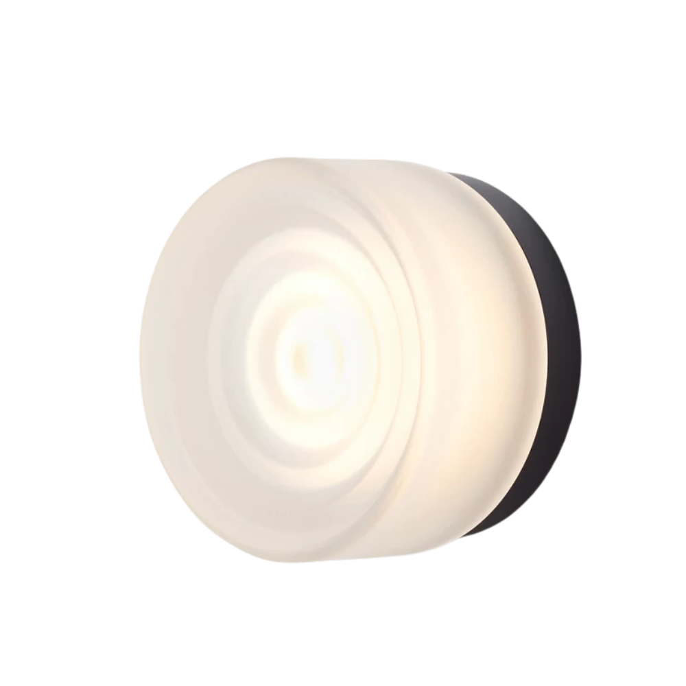 The Ripple Sconce by RBW in smoked with black anodized.