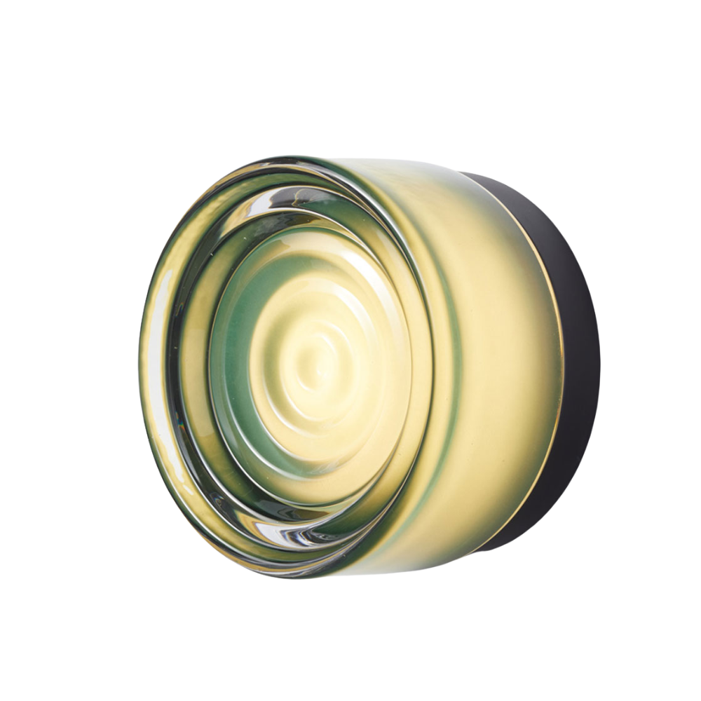 The Ripple Sconce by RBW in jade with black anodized.