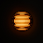 A Copper Crisp Sconce by RBW illuminated in the dark. all-groups