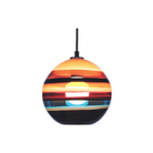 The Banded Cranberry Mini Pendant from Siemon and Salazar.