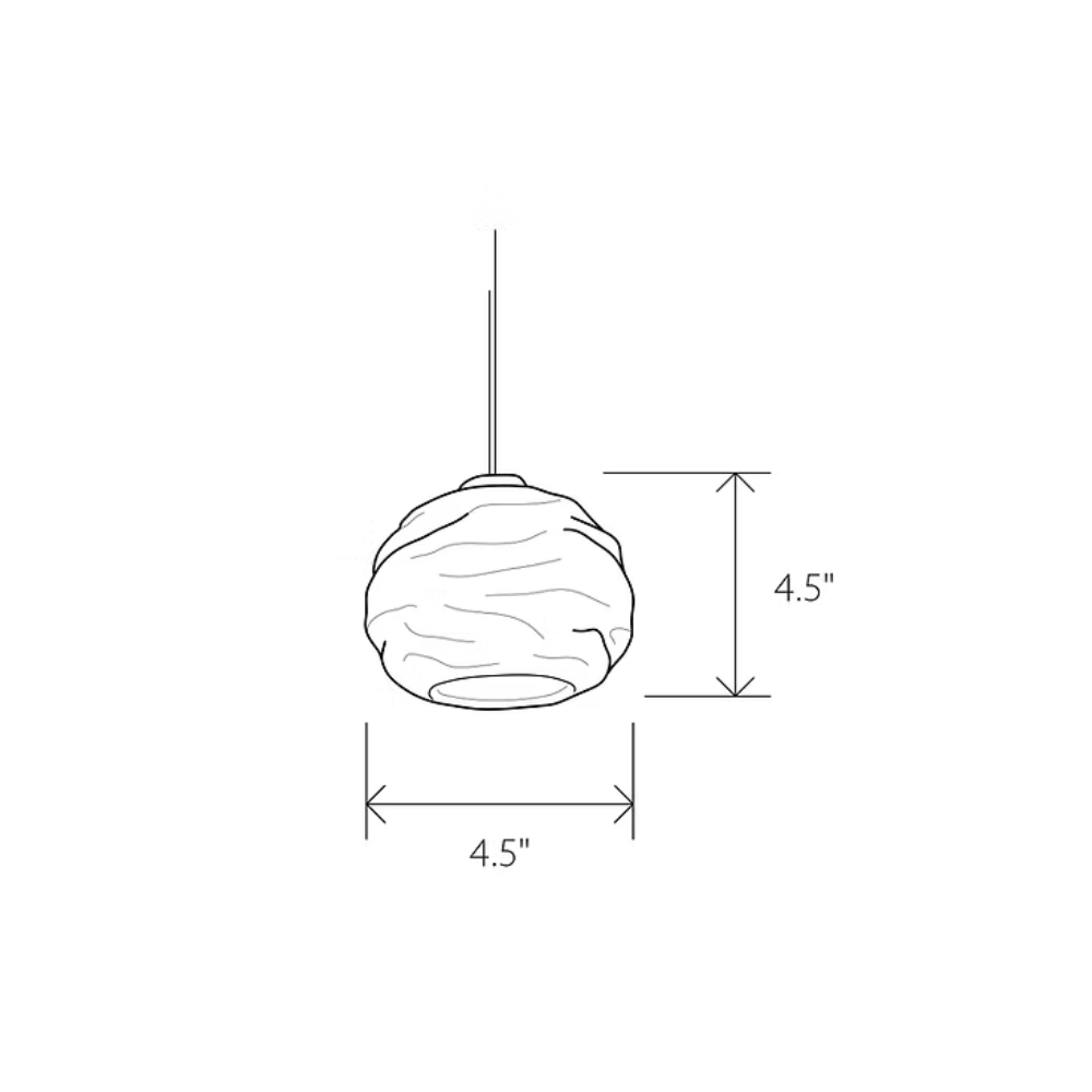 The dimensions of the Happy Small Pendant from Siemon and Salazar. all-groups