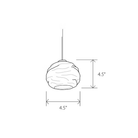 The dimensions of the Happy Small Pendant from Siemon and Salazar. all-groups
