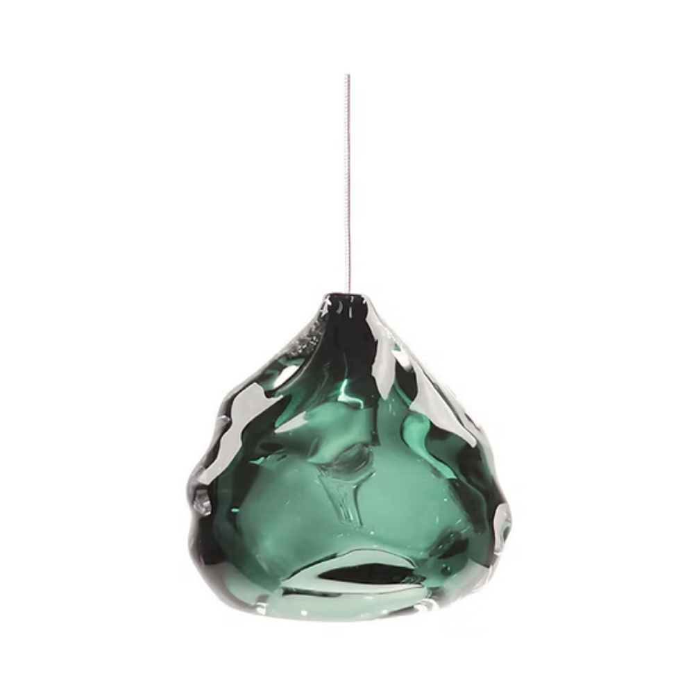 The steel grey Happy Small Pendant from Siemon and Salazar.