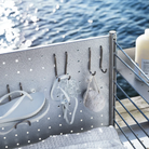 The String Outdoor Bundle from String Furniture being used outside.