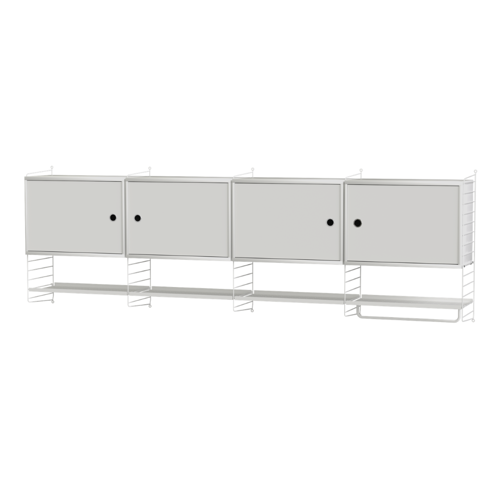 The white String System Kitchen Bundle K.