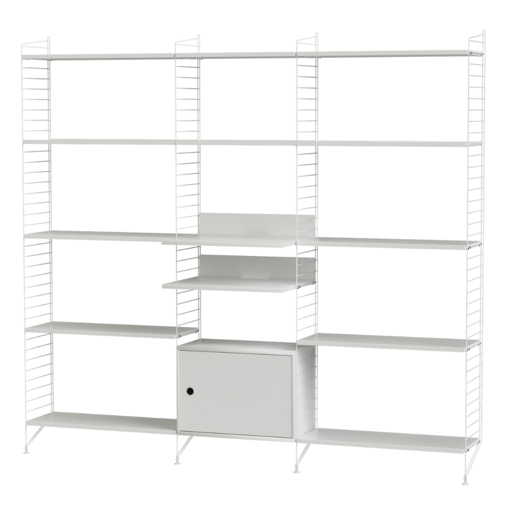 The white String System Living Room Bundle Q.