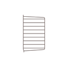 The String System by String Furniture dark brown wall panels 19.6 H x 11.8 D Inch.