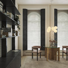 The Echo Chandelier by Tala Lighting in a dining room.