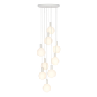 The Alumina Nine Pendant + Sphere V by Tala Lighting