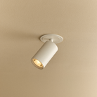 Detailed image of an angled Core Recessed Spotlight + T50 Light Engine by Tala Lighting in white.