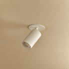 Detailed image of the Core Recessed Spotlight + T50 Light Engine by Tala Lighting in white turned off.