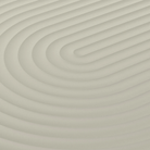 Color detail of the Groove Large Oval Outdoor Table in Putty by Tom Dixon.