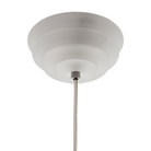 Tom Dixon Press Frosted Medium Pendant ceiling rose.