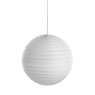 Tom Dixon Press Frosted Medium Sphere Pendant turned off.