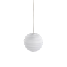 Tom Dixon Press Frosted Sphere Mini Pendant turned off.