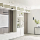 Visual Comfort & Co. Tiella Accent Head Cable Kit Ceiling Mount in a living room.