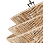 The Antigua Drum Chandelier from Visual Comfort & Co. in a lifestyle photograph.