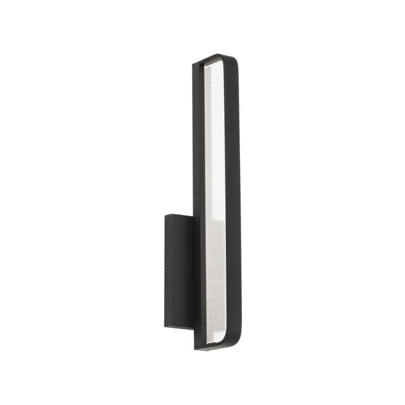 The Banda Vertical Wall Sconce from Visual Comfort & Co. in matte black.