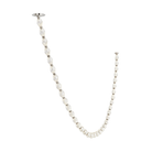 The Collier 108 Chandelier from Visual Comfort and Co in polished nickel.