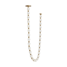 The Collier 84 Chandelier from Visual Comfort and Co in natural brass.